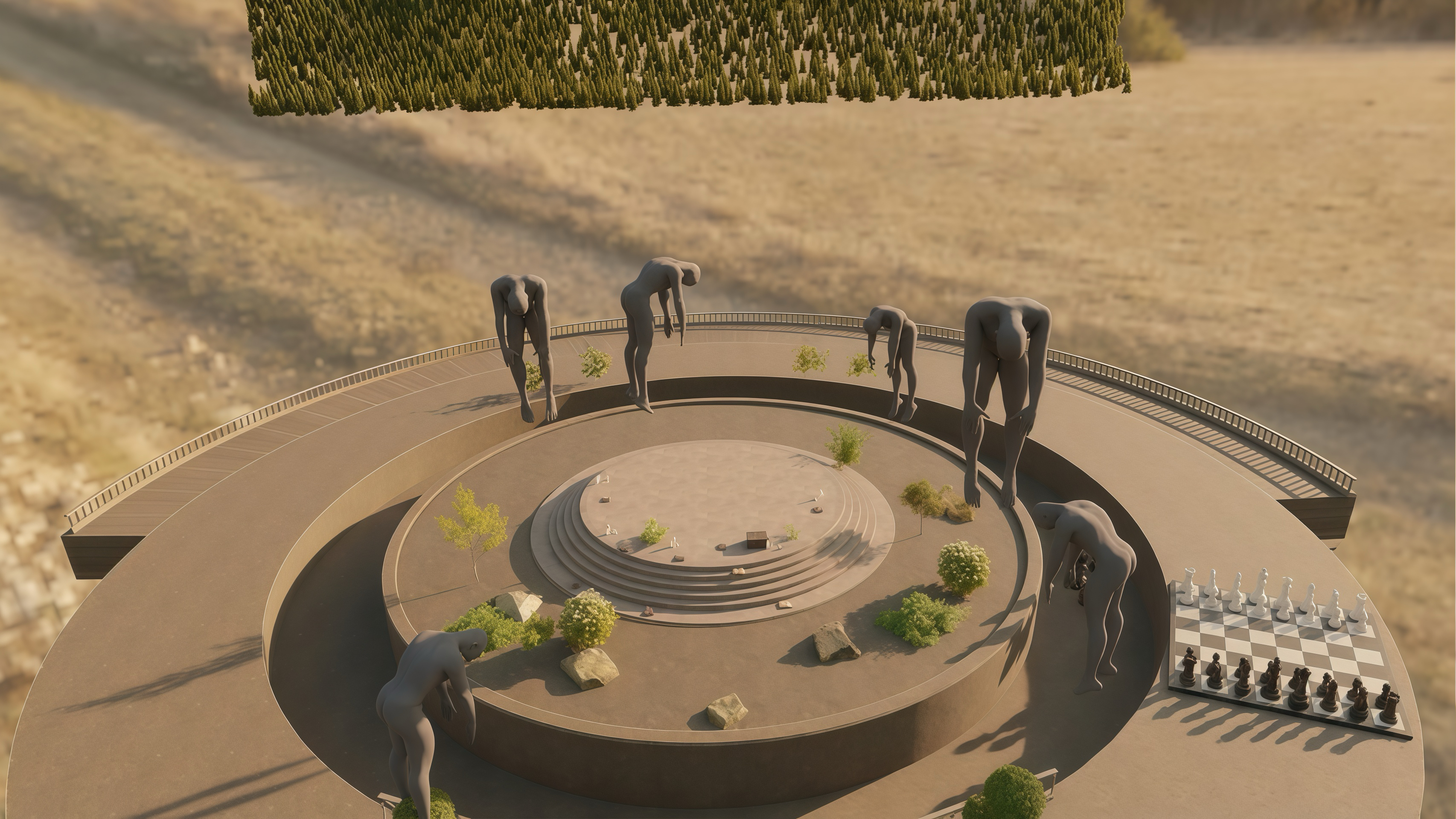 Drop Scene Background